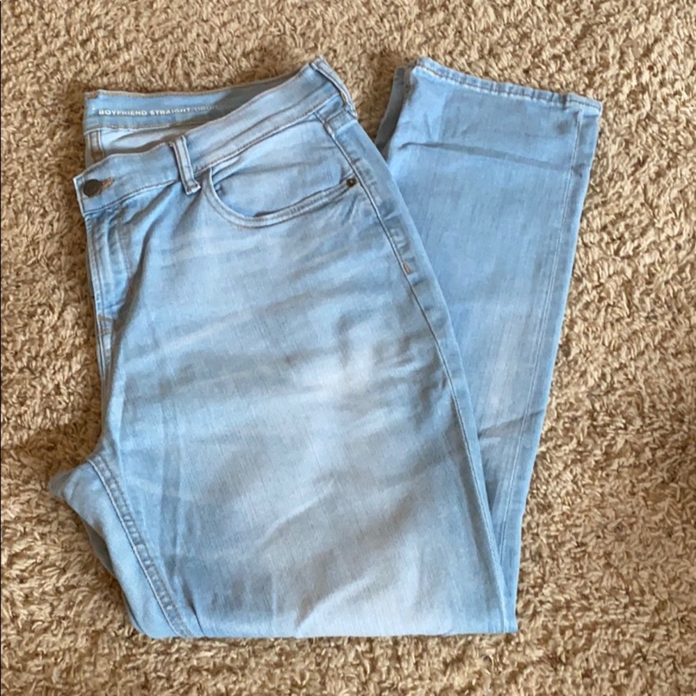 Distressed denim